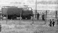 Verlegung von Minen bei Herrnburg 1979