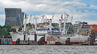 CAP SAN DIEGO (IMO 5060794) am 27.05.2019 an der Überseebrücke im Hafen von Hamburg