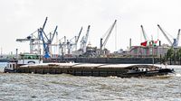 Gütermotorschiff (GMS) LAUWERSZEE (Europa-Nr.: 02327593, MMSI-Nr.: 244870203) am 26.05.2020 im Hafen von Hamburg