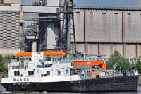 Bunkerschiff MAAIKE (IMO 9634971) (ENI 02335843) am 26.05.2020 im Hafen von Hamburg