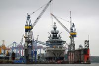 Megayacht NORD am 16.09.2021 im Hafen von Hamburg