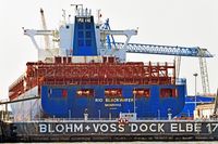 RIO BLACKWATER (IMO 9216987) am 3.9.2018 im Blohm + Voss Dock Elbe 17