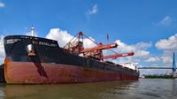 Bulk Carrier SSI EXCELLENT (IMO 9693757) am 26.05.2020 im Hafen von Hamburg