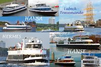 Hanseschifffahrt - Fahrgastschiffe HANSE, HANSA, HERMES