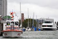 ERICH KOSCHUBS am 20.10.2023 im Hafen von Lübeck-Travemünde
