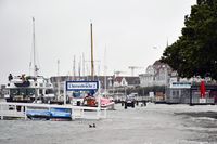 Hochwasser am 20.10.2023 in Lübeck-Travemünde