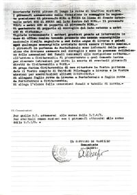 Dokument betreffend F 8 ex ELBANO GASPERI