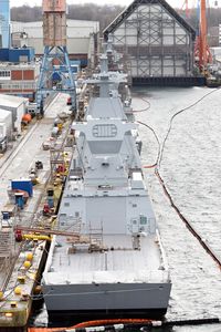 Kriegsschiff-Neubauten am 09.02.2020 in Kiel