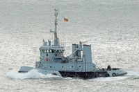 Marineschlepper Y 819 LANGENESS (IMO 8603092) am 19.07.2021 in der Ostsee vor Kiel