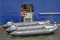 ZODIAC-Boote von der NATIONAL GEOGRAPHIC EXPLORER - Lübeck 26.05.2022