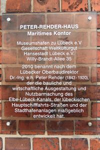 Peter-Rehder-Haus in Lübeck am 05.11.2021