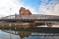 Drehbrücke in Lübeck am 05.11.2021