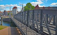 Bei der Drehbrücke Lübeck am 17.06.2017