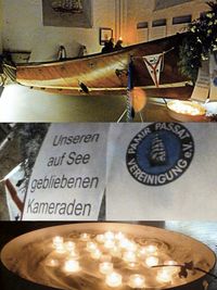 In der Jakobikirche in Lübeck - Gedenken an die 1957 gesunkene PAMIR und die menschlichen Opfer dieser Tragödie
