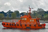Lotsenversetzboot STEIN am 01.05.2020 in Lübeck-Travemünde