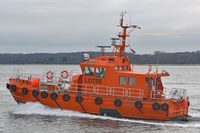 Lotsenversetzboot STEIN am 20.03.2021 vor Lübeck-Travemünde