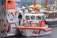 SAR-Boot HENRICH WUPPESAHL am 13.07.2019 im Hafen von Neustadt / Holstein