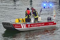 Feuerwehrboot HEINRICH in Niendorf 14.01.2021