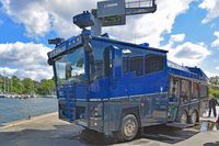 Fahrzeug der Bundespolizei am 16.07.2022 in Neustadt / Holstein anlässlich des 