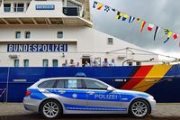 Bundespolizei-Fahrzeug BP 25 BAYREUTH am 13.07.2021 in Neustadt / Holstein