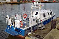 Polizeiboot ADLER am 12.03.2017 in Lübeck