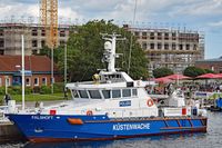 Polizeiboot FALSHÖFT am 13.08.2017 in Lübeck-Travemünde
