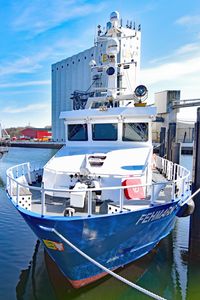 Polizeiboot FEHMARN am 27.03.2022 in Heiligenhafen