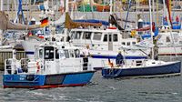 Polizeiboot HABICHT am 04.08.2019 in Lübeck-Travemünde