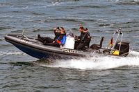 Polizeiboot MV 2 am 23.06.2019 in Lübeck-Travemünde
