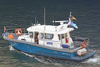 Polizeiboot NEUMÜHLEN am 23.06.2019 in der Kieler Förde