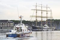 Polizeiboot STABERHUK am 29.07.2017 in Lübeck-Travemünde