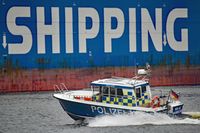 Polizeiboot WS 43 am 16.09.2021 in Hamburg