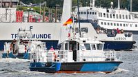 Polizeiboote HABICHT und WAGRIEN am 20.07.2019 in Lübeck-Travemünde
