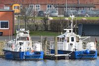Polizeiboote WARDER und WAGRIEN am 07.03.2020 in Lübeck