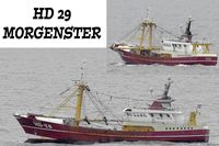 HD 29 MORGENSTER am 10.02.2022 in der Nordsee vor Rotterdam