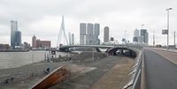 Erasmusbrücke in Rotterdam 09.02.2022
