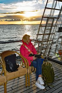 Anja Krellenberg an Bord J.R.TOLKIEN 05.07.2022