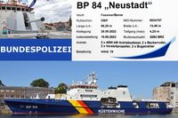 Bundespolizei-Schiff BP 84 NEUSTADT am 15.07.2023 in Neustadt Holstein beim Tag der Küstenwache