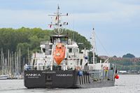 Tankschiff ANNIKA (IMO 9628489) am 28.08.2018 in Lübeck-Travemünde