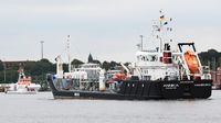 Tankschiff ANNIKA (IMO 9628489) am 27.08.2022 in Lübeck-Travemünde