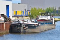 Gütermotorschiff (GMS) HECHT (ENI 04024070) am 04.06.2023 in Lübeck