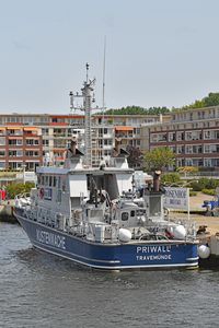 Zollboot PRIWALL am 04.06.2023 in Lübeck-Travemünde