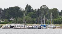 Boote bei der Herreninsel Lübeck 11.07.2019