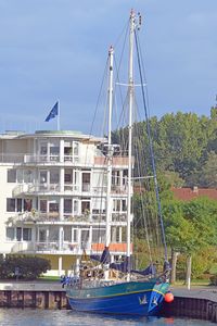Segelschiff SAFIER am 11.10.2022 in Travemünde