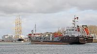 Tankschiff ANNIKA (IMO 9628489) am 25.02.2023 im Hafen von Lübeck-Travemünde