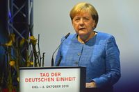Bundeskanlerin Angela Merkel beim Tag der Deutschen Einheit 2019 in Kiel