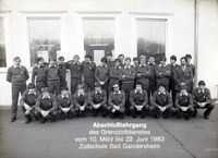 Zollschule Bad Gandersheim - Abschlusslehrgang 3 /1983