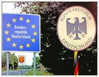 An der deutsch-niederländischen Grenze im Raum Nordhorn