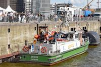Zollboot ERICUS am 02.09.2017 in Hamburg
