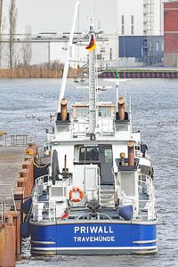 Zollboot PRIWALL am 19.03.2021 in Lübeck